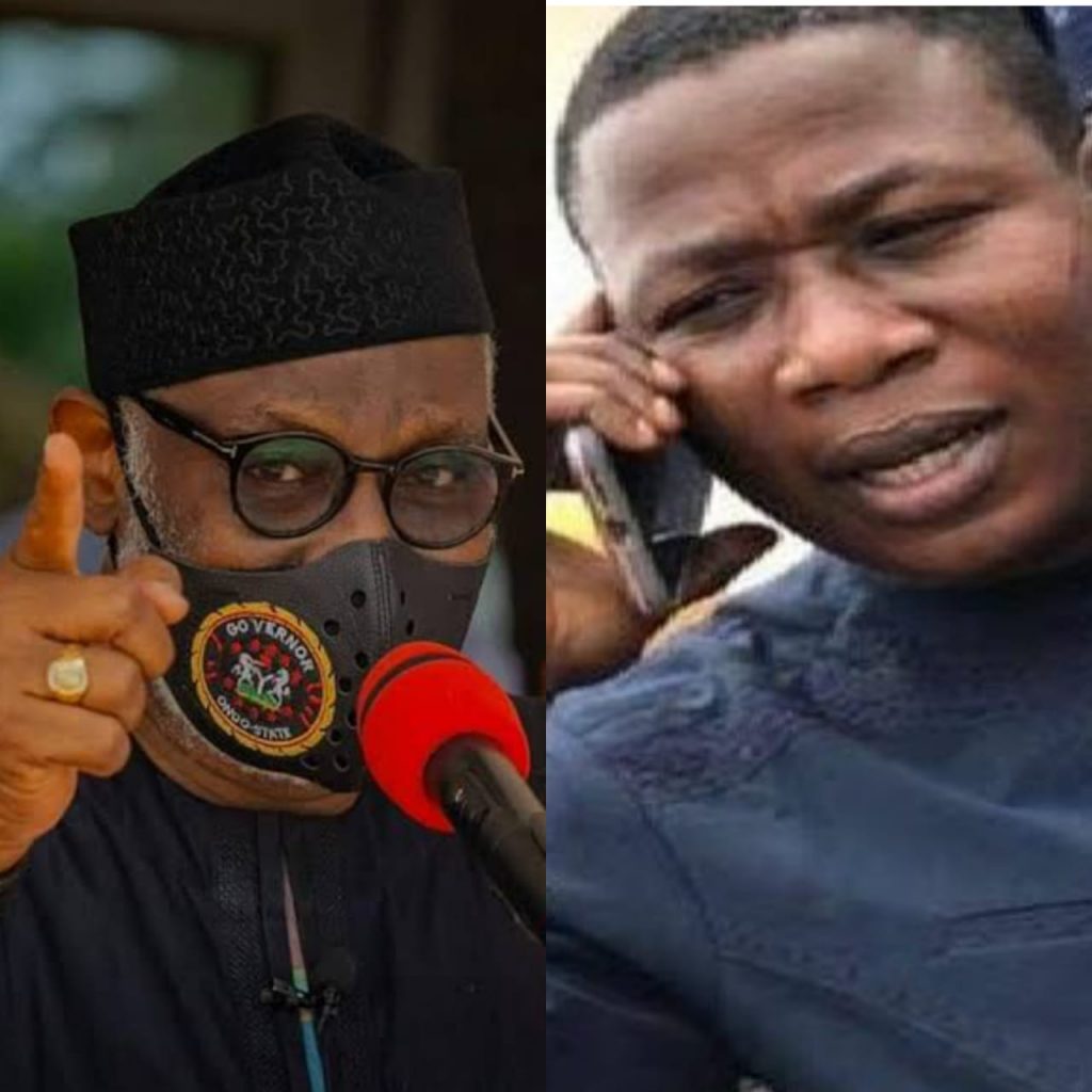 Oduduwa Republic: You And Your Cohorts Should Stay Away From Ondo State, Akeredolu Warns Sunday Igboho