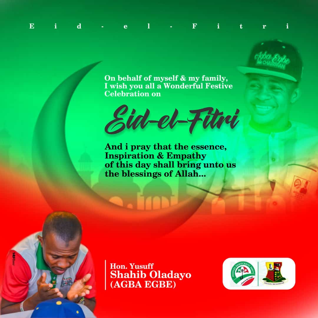 Agbe Egbe Felicitates With Muslims Faithful Says Eid El Kabir