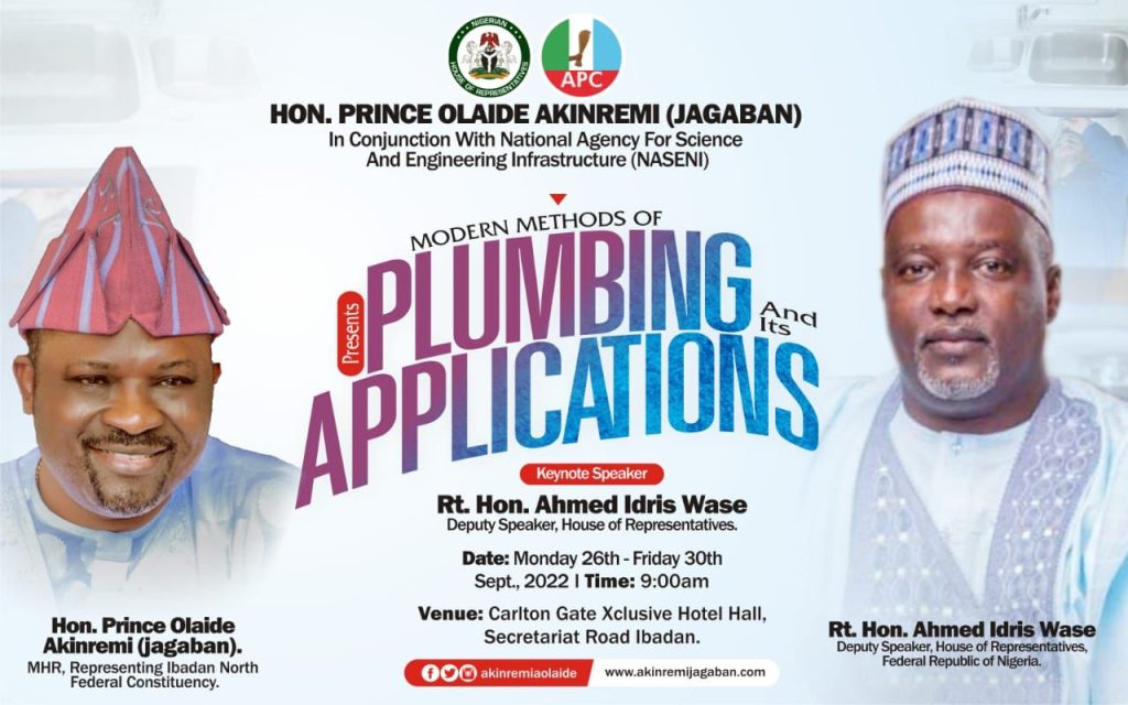 Capacity Building: Hon. Olaide Akinremi Facilitates Skills Upgrade Training for Plumbers; Organizes Seminar for S.T.E.M Teachers In Ibadan North Federal Constituency