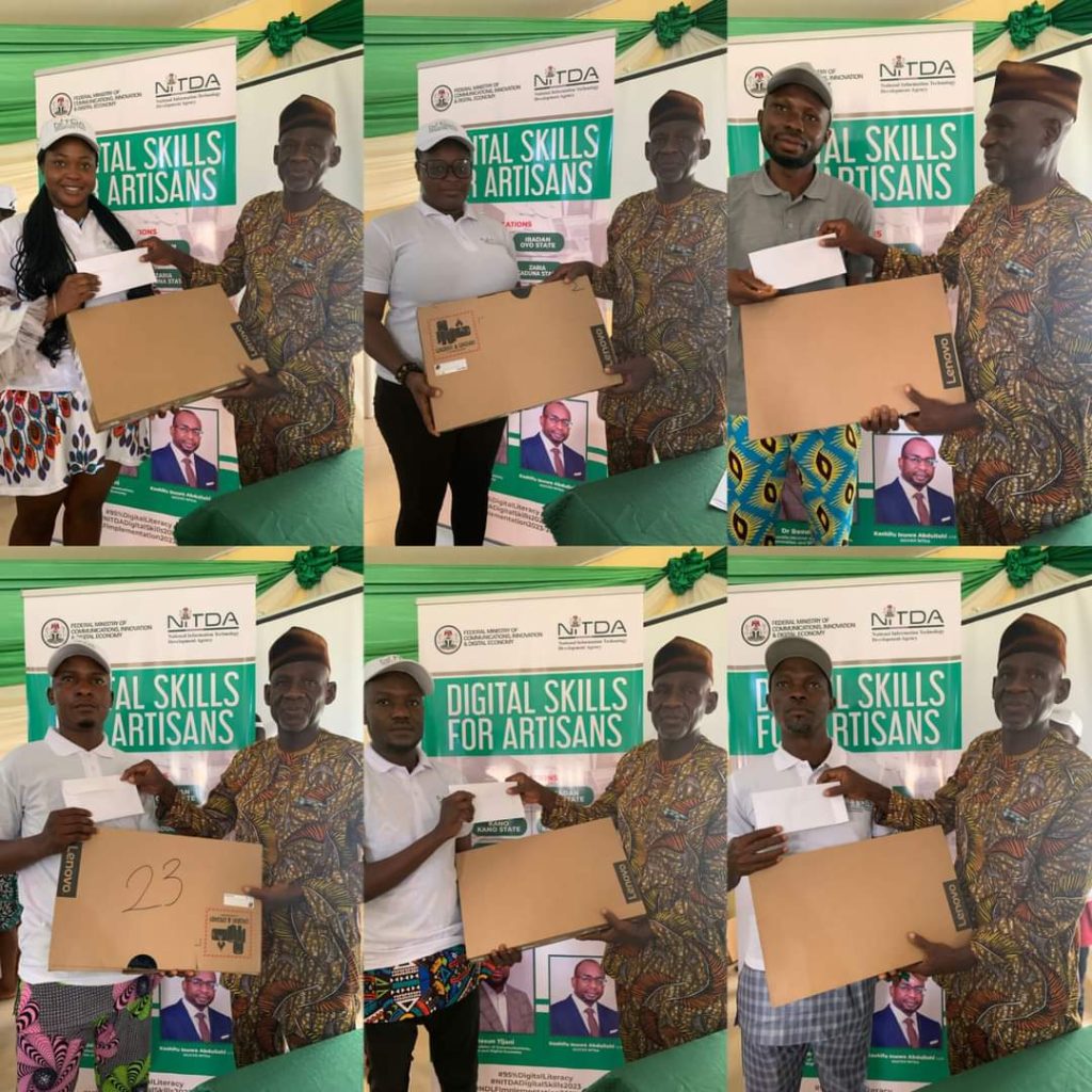 Digital Skills: Oyo Reps Member, Hon Odidiomo, Splashes Cash, Donates Laptops To Participants After 2-Weeks Training