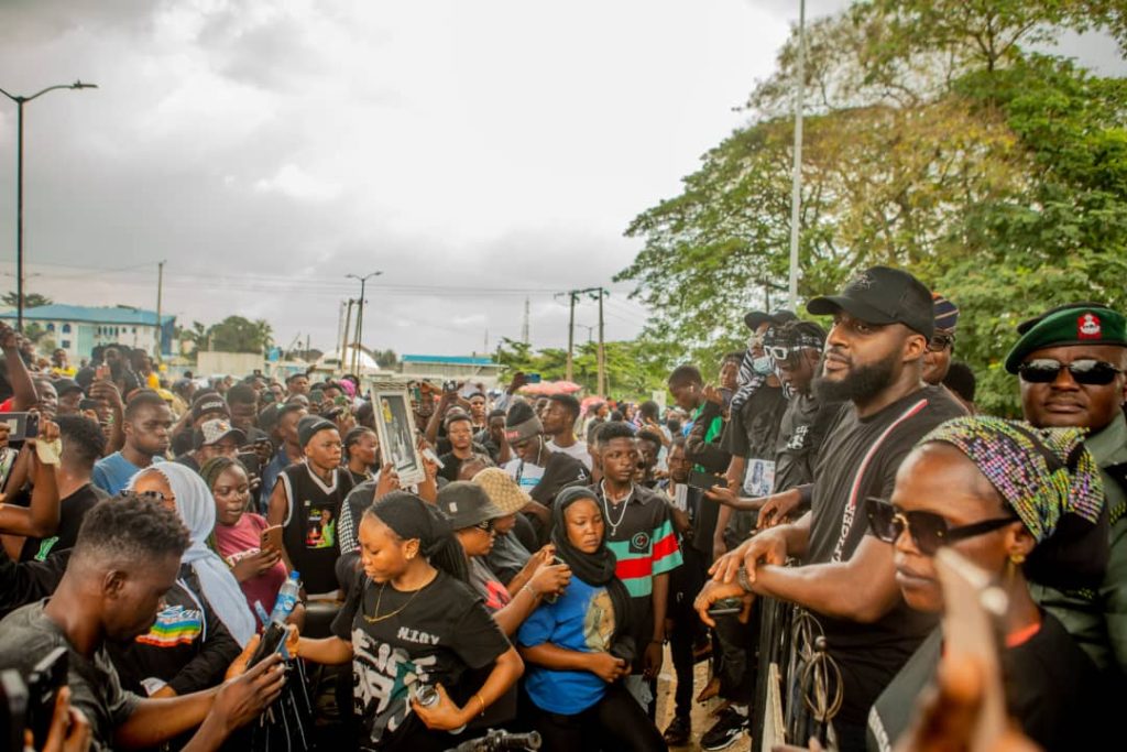 Oyo Speaker, Ogundoyin Joins “Justice For Mohbad” Protest in Ibadan