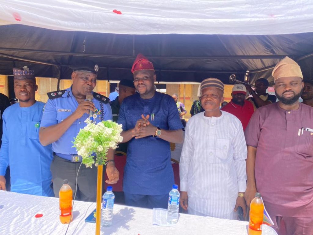 Nigeria in the Era of Community Policing – Oyo CP, Commends hon. Waheed Akintayo’s Police Station Project Initiative