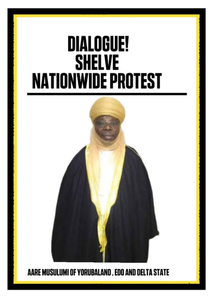 End Hardship Protest: Aare Musulumi; Dawud Akinola Implores Organisers to Shelve Nationwide Protest, Advocates Dialogue with Federal Government