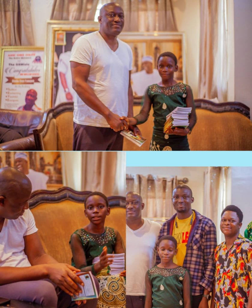 Writing Whiz Kid: Otunba Seye Discover Eruwa-born Young Literary Star, Set For Stardom