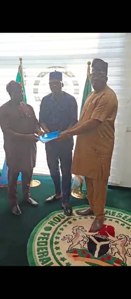 Lagelu, Akinyele Chairmen Submits Federal Constituency Draft of Developmental Initiatives to Rep Lafisoye for Inclusion in Fed Programs